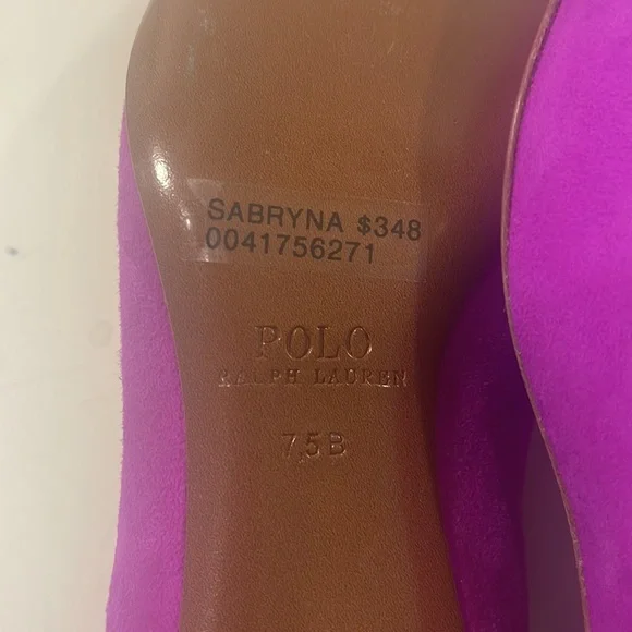 Polo Ralph Lauren Sabrina kitten heels. 7 1/2 - Picture 3 of 3